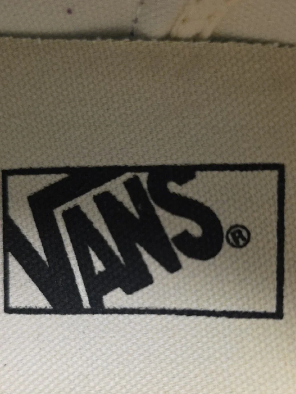 Vans Era Purple White Canvas Low Top Skate Shoes Mens 8 Womens 9.5 New